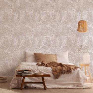 Imagem de Papel de Parede Attractive 2 Folhagem Bege 390383