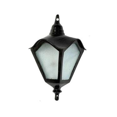 Imagem de Luminária Colonial Meia Cara Romana Menor Em Alumínio