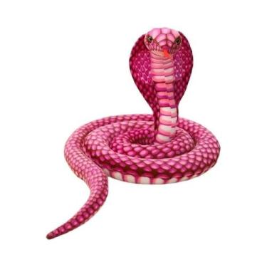 Imagem de Brinquedo De Pelúcia Cobra Colorida 80/170/240cm, Animal De Pelúcia Ma
