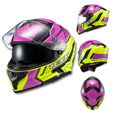 Imagem de Capacete TEXX Kaiman SV Teaser Rosa e Verde