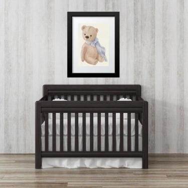 Imagem de Quadro Infantil Retrô Ursinho - 60X48Cm - Quadros On-Line