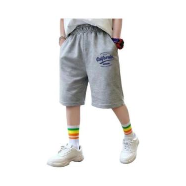 Imagem de Shorts De Algodão Para Meninos Com Estampa Brooklyn, Moda Infantil, Ca