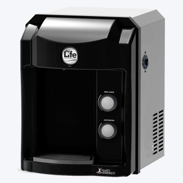 Imagem de Filtro De Água Gelada E Alcalina Ionizada He 220V Preto Top Life