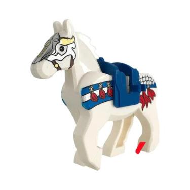 Imagem de Conjunto De Blocos De Montar MOC De Cavalo De Guerra Dos Três Reinos P
