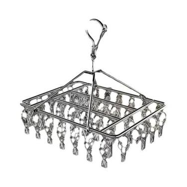 Imagem de Varal De Aço Inoxidável À Prova De Vento Com 40 Ganchos Giratórios Ant