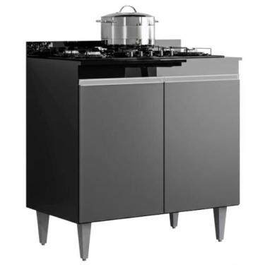 Imagem de Balcao Com Tampo 2 Portas Ellen 80 cm Eratto Moveis - Milani Store, Pr