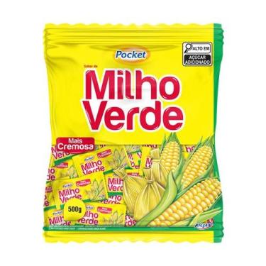 Imagem de Bala Pocket Milho Verde 500g Sabor Tradicional - Riclan