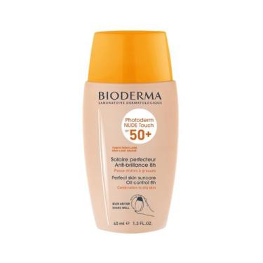 Imagem de Protetor Solar Facial Bioderma Photoderm Nude Touch FPS50+ Cor Muito C