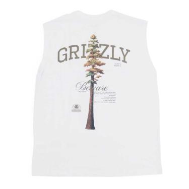 Imagem de Regata Grizzly Tallest Pine Sleeve Less - Branco-Masculino