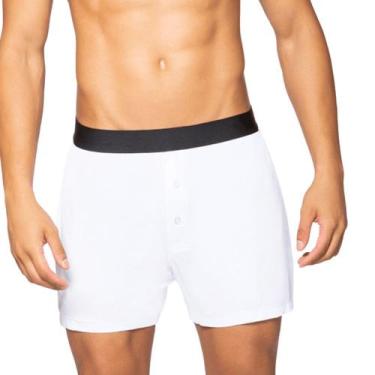 Imagem de Cueca Lupo Samba Canção Malha Touch com Abertura 18610-001, Branco, GG