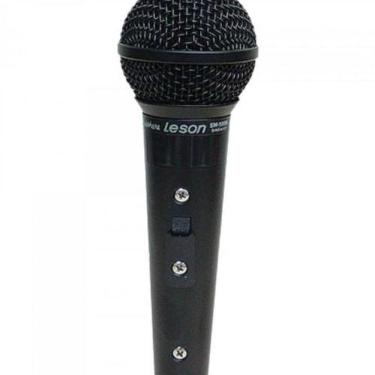 Imagem de Microfone Leson Sm58 Profissional Preto Fosco