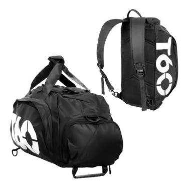 Imagem de Bolsa Mala Mochila T60 Treino Academia Bagagem Camping, Preto