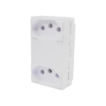 Imagem de Tomada Dupla Separadas Monobloco 10A Módulo Linha I9 - Ilumi