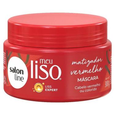 Imagem de Máscara de Hidratação Salon Line Meu Liso Vermelho 300g