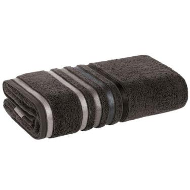 Imagem de Toalha de Banhão Karsten Lumina Avulsa 500g/m² Fio Penteado -, Carbono