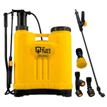 Imagem de Pulverizador Manual Costal The Black Tools BPM200E – 20L Bomba de Pressão para Inseticidas Agrícola e Residencial