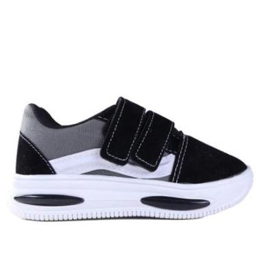 Imagem de Tênis Infantil Menino LED Mini-pé 2515. Preto/Grafite-Masculino