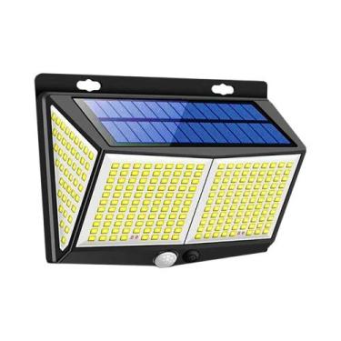 Imagem de Lâmpada Solar LED Externa Com 468 LEDs, Sensor De Movimento, À Prova d