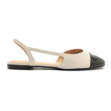 Imagem de Sapatilha Slingback Bico Fino Premium Lançamento Anacapri-Feminino