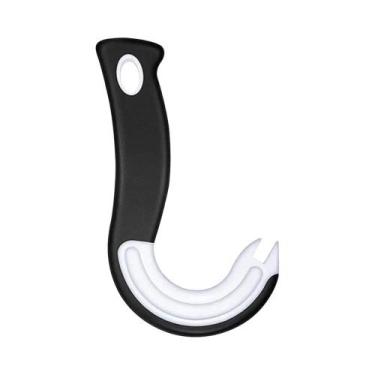 Imagem de Abridor De Latas E Frascos Portátil Antiderrapante Em Formato J, Ferra