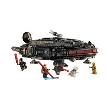 Imagem de Conjunto De Blocos De Montar Da Nave Espacial Dark Falcon Millennium 1