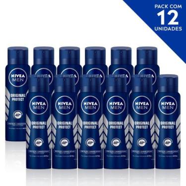 Imagem de Kit com 12 Desodorantes Nivea Original Protect 200ml, 150ml