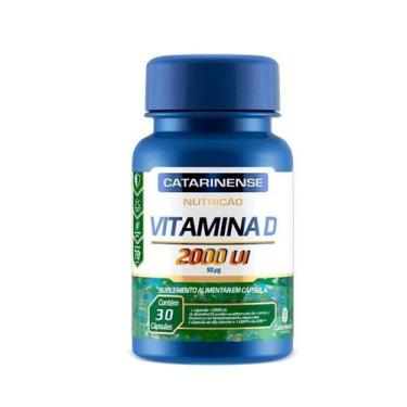 Imagem de Vitamina d 2000 ui com 30 cápsulas - Catarinense