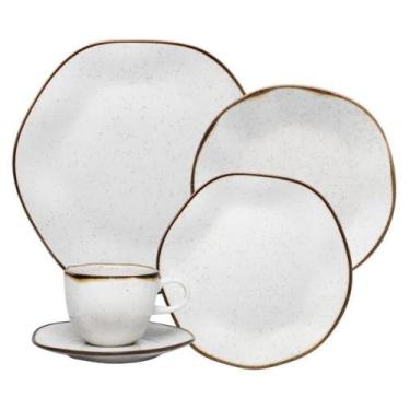 Imagem de Jogo De Jantar 30 Peças Porcelana Chá Maresia Oxford