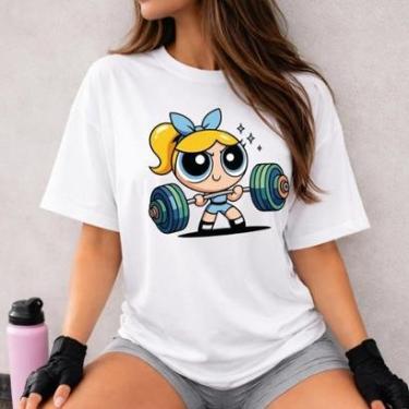 Imagem de Camiseta Tshirt Feminina Lindinha Gym 100 Algodão Fio 30.1 Premium Academia-Feminino
