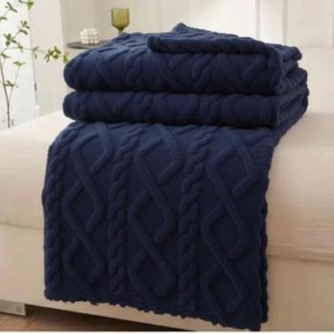 Imagem de Manta Casal Sherpa Glamour Cobertor Microfibra Coberta Aveludado Macia