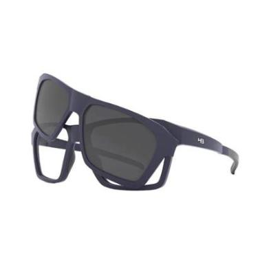 Imagem de Armação De Óculos Hb Switch 0401 10104010312035 Azul Fosco-Masculino
