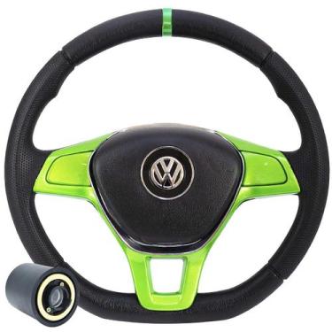 Imagem de Volante Esportivo Gol G4 G3 G2 Saveiro Volkswagen c/ Cubo - Poliparts,
