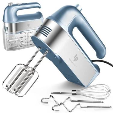Imagem de Batedeira manual LILPARTNER 450W Turbo de 5 velocidades, 5 acessórios
