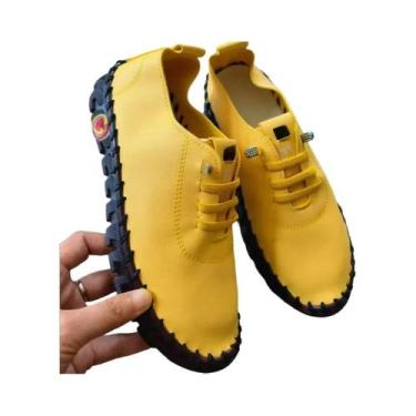 Imagem de Sapatos Casuais Femininos Confortáveis, Tênis Planos Macios, Zapatilla