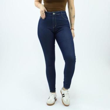 Imagem de Calca Mix Jeans Skinny Modeladora Cintura Alta, 42, Jeans