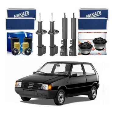 Imagem de Kit Amortecedor Dianteiro Traseiro Uno 1.5 1987 A 1993 - Nakata