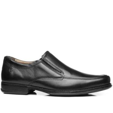Imagem de Sapato Social Pegada Masculino em Couro Preto 123464-01-Masculino