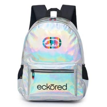 Imagem de Mochila Ecko Resistente Espaçosa Holográfica 20 Litros-Unissex