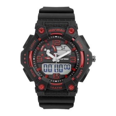 Imagem de Relógio Mormaii Masculino Force Preto - MO0626/8R MO0626/8R-Masculino