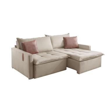 Imagem de Sofá Cama Star 31 2,70 Metros Moderno Sem Caixa Estilo Clean Espuma D2