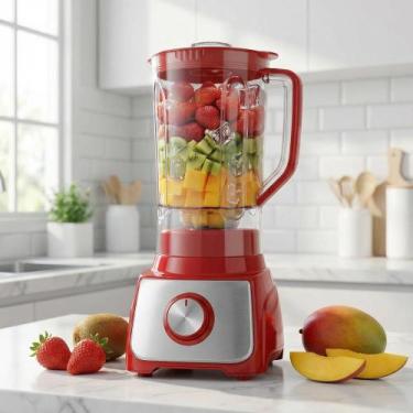 Imagem de Liquidificador Potente 1100W 12 Vel. Inox Jarra 3L - Congratulations S