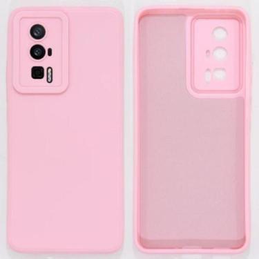 Imagem de Capa Capinha Para- Poco F5 PRO - Silicone Aveludado Capinha Case Tem v