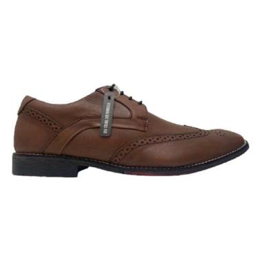 Imagem de Sapato social ferricelli 52400, Marrom, 42