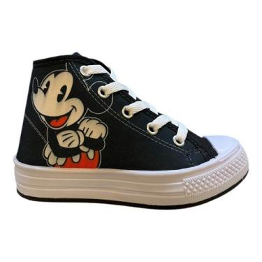 Imagem de Tenis Infantil Menino Disney Botinha Cano Alto Casual Conforto Persona