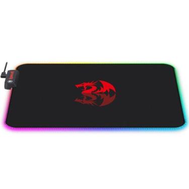 Imagem de Mousepad Gamer Redragon Pluto P026, RGB, Control, Grande (330x260mm) -