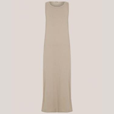 Imagem de Vestido Dudalina Cris Ve26 Bege Feminino, G