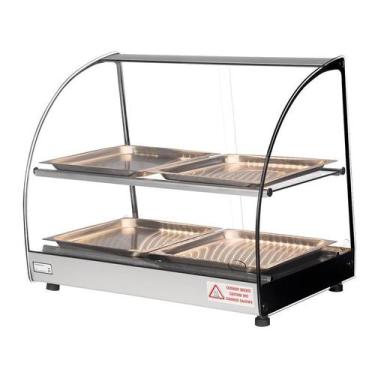 Imagem de Estufa Salgados Quente 4 Bandejas Com Led Inox Caliope com Termostato 