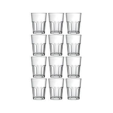 Imagem de Jogo 12 Copos 200ml para Suco Água e Refrigerante Nadir Figueiredo em Vidro Transparente