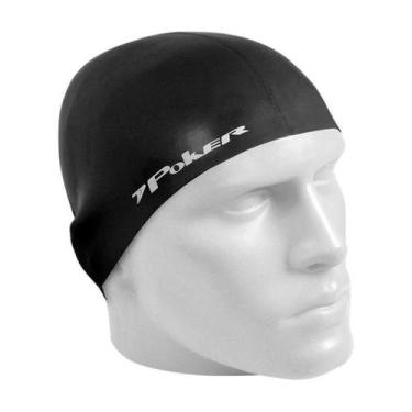 Imagem de Touca de Natação Poker 100 Silicone Adulto - Preto