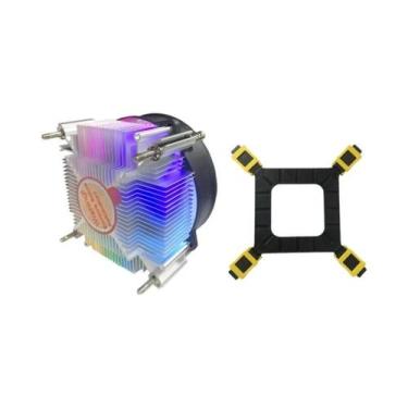 Imagem de Cooler De Ar RGB 90MM Para CPU, Núcleo De Cobre 4PIN Para Intel 1150 1